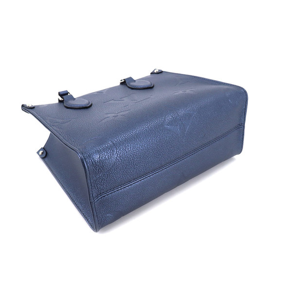 Louis Vuitton Monogram Implant Onthego PM Shoulder Bag Navy - Picture 4 of 8